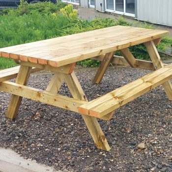 A frame picnic table 1.8m